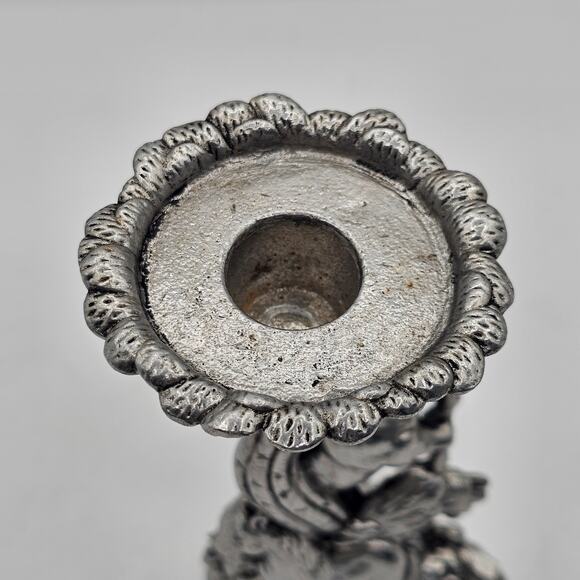 Arthur Court Horse Candlestick Holder Silver Aluminum Equestrian Taper or 2 inch - Picture 9 of 10